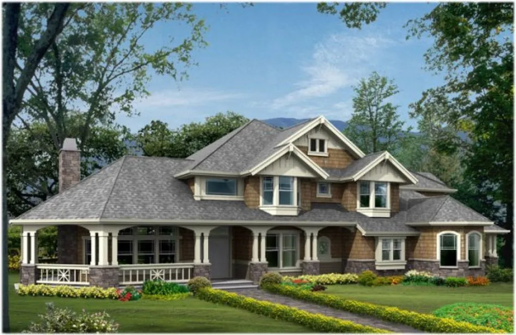 Full Rendering for House Plan #330014