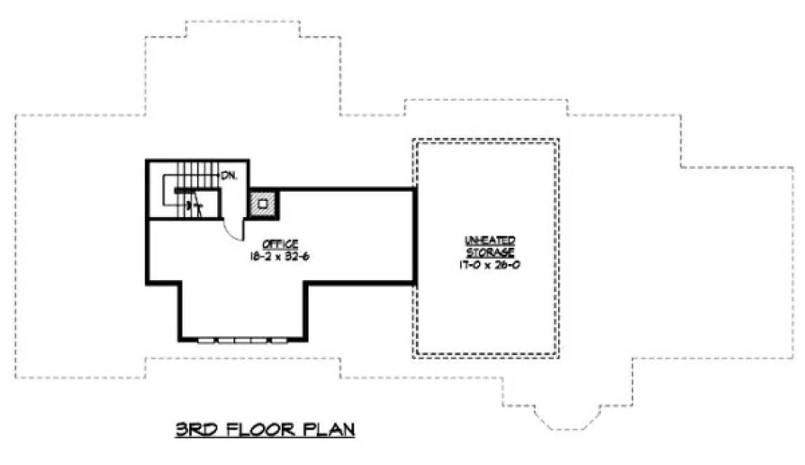 Third Floor Plan for House Plan #335756