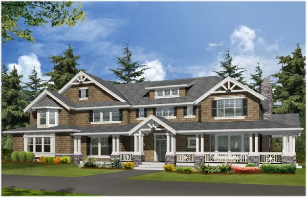 Full Rendering for House Plan #330034