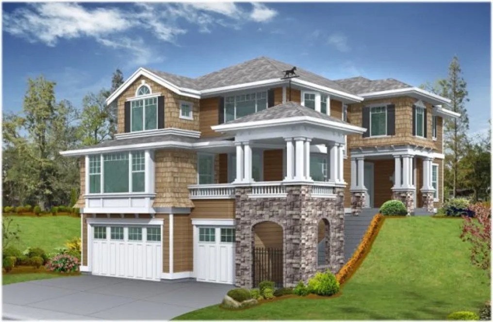 Full Rendering for House Plan #330223