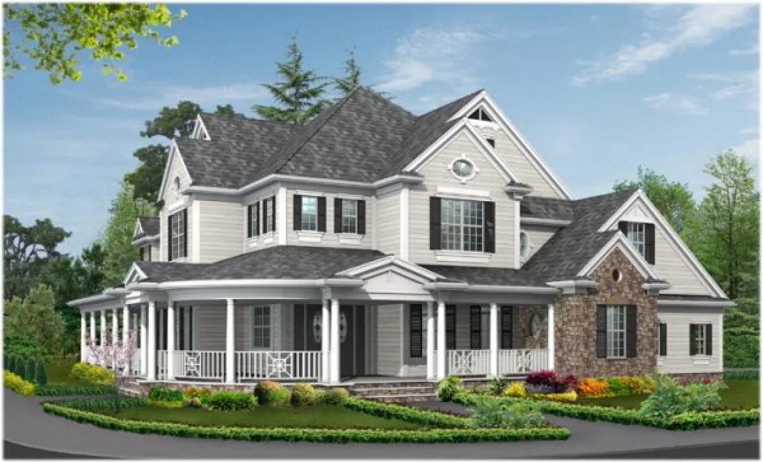 Full Rendering for House Plan #334725