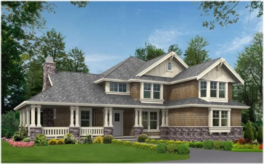 Full Rendering for House Plan #330953