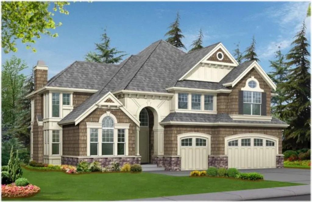 Full Rendering for House Plan #330753