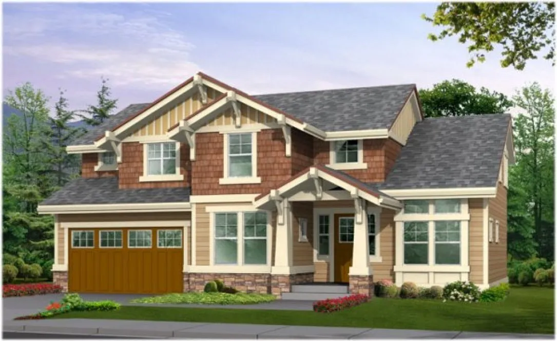 Full Rendering for House Plan #335652