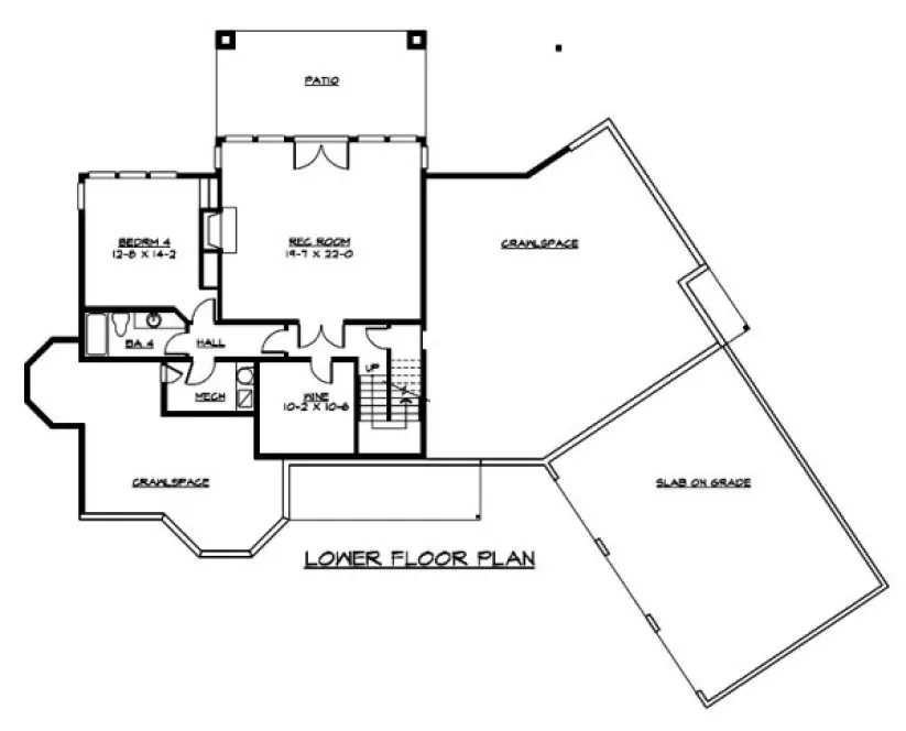 Basement Plan for House Plan #332594