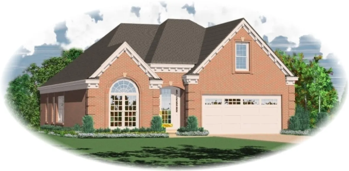 Full Rendering for House Plan #499941