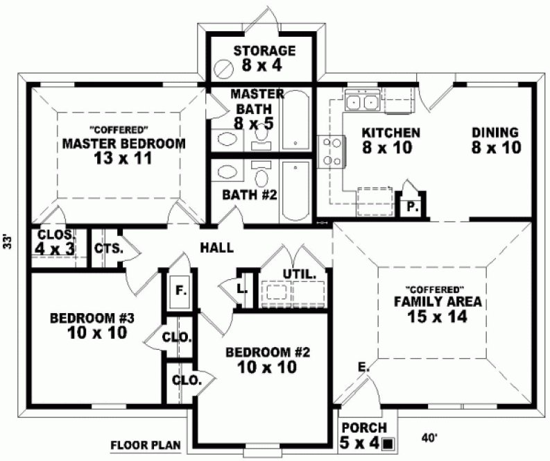 Main Floor Plan for House Plan #498601