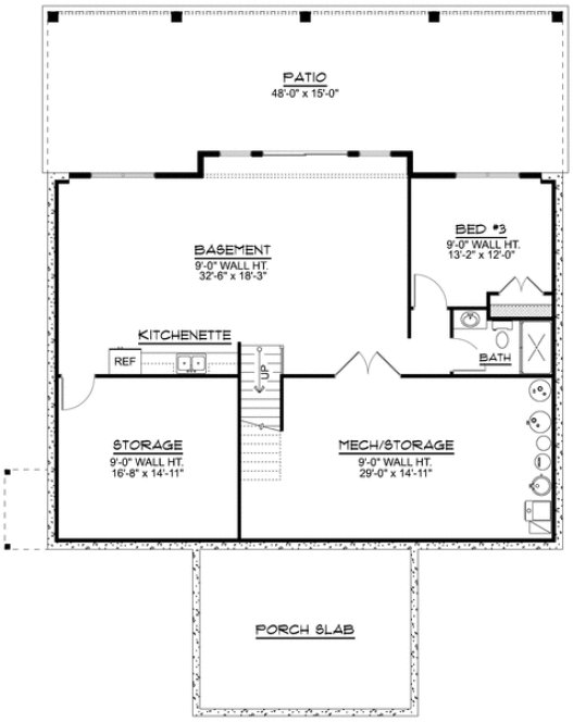 Basement Plan for House Plan #759761