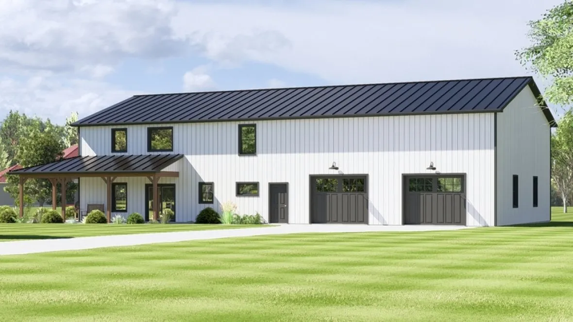 Full Rendering for House Plan #751152