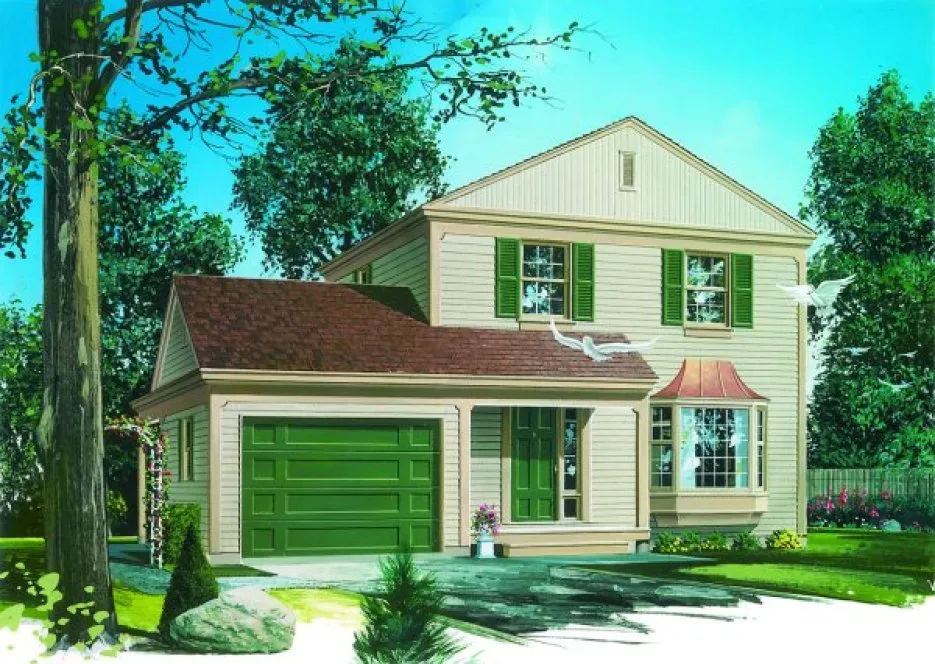 Full Rendering for House Plan #147961