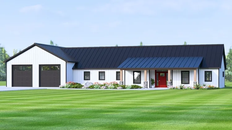 Full Rendering for House Plan #754502