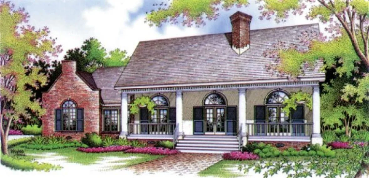 Full Rendering for House Plan #482061