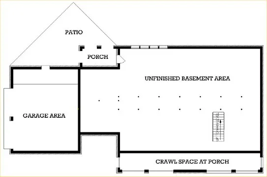 Basement Plan for House Plan #488081