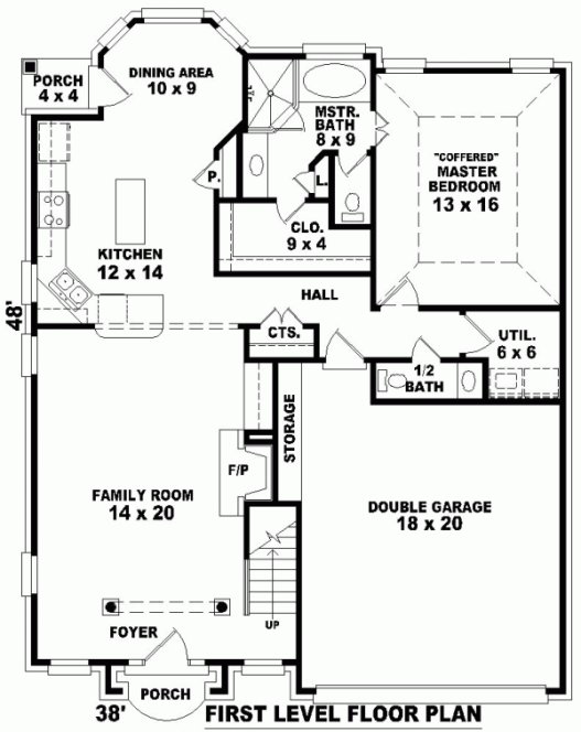 Main Floor Plan for House Plan #494121