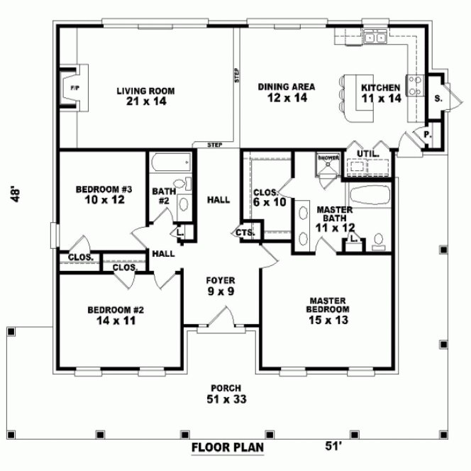 Main Floor Plan for House Plan #495171
