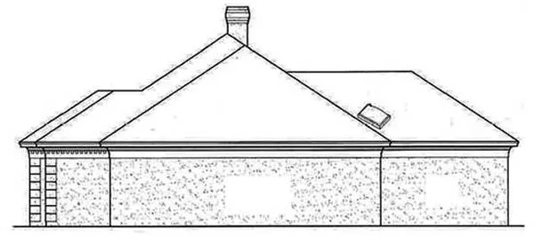 Right Elevation for House Plan #482032