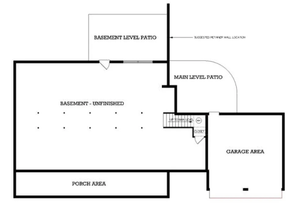 Basement Plan for House Plan #484031
