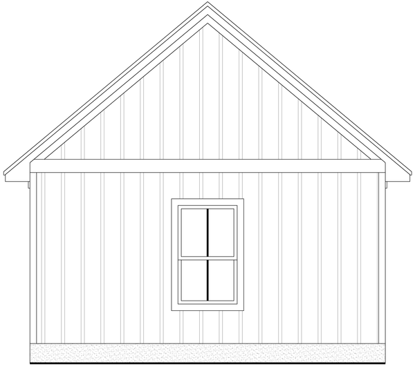 Rear Elevation for House Plan #212160