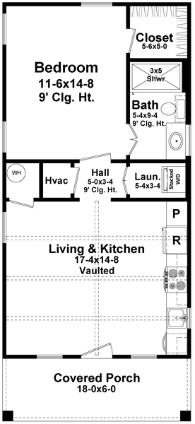 Main Floor Plan for House Plan #212160