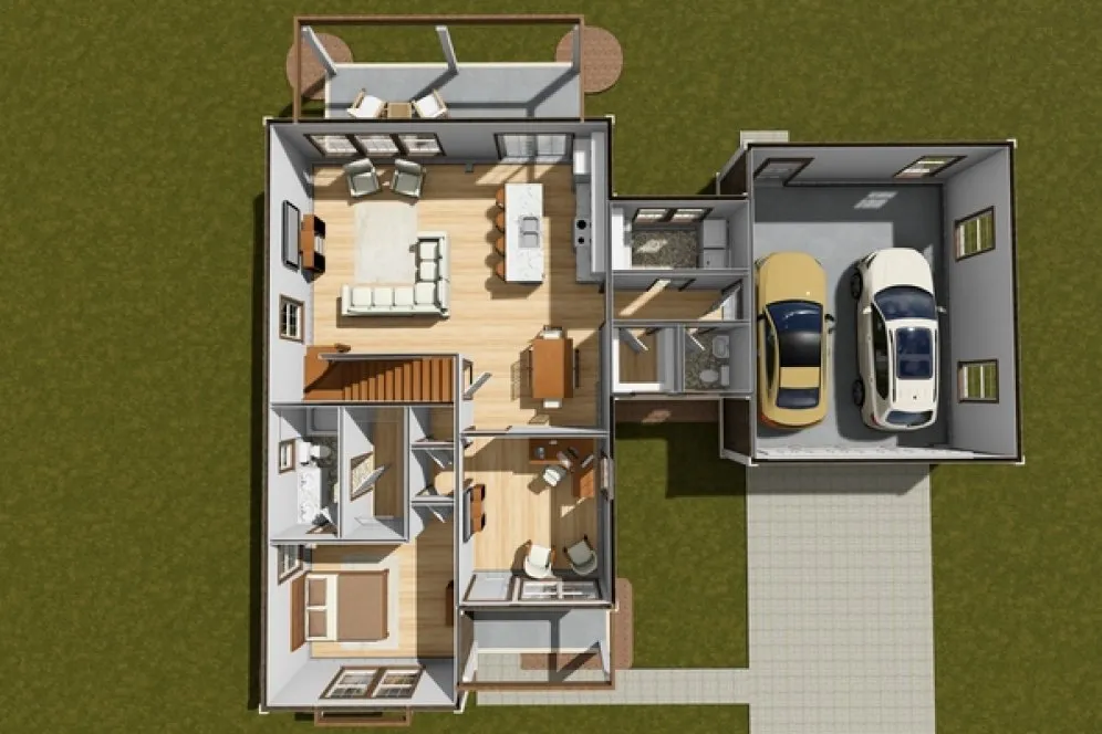 ExteriorPhoto for House Plan #245722