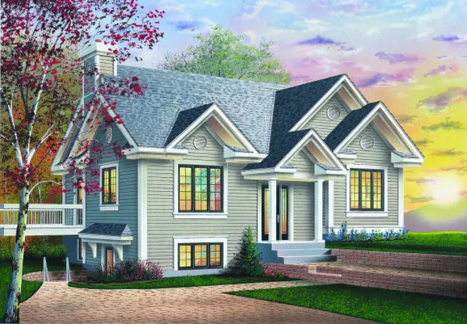 Full Rendering for House Plan #141312