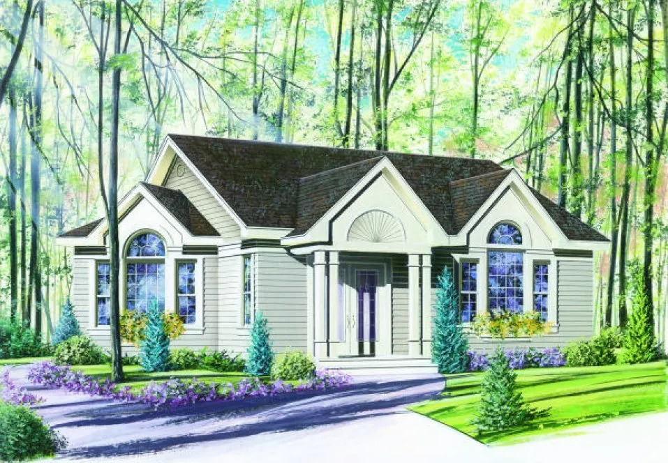 Full Rendering for House Plan #146412
