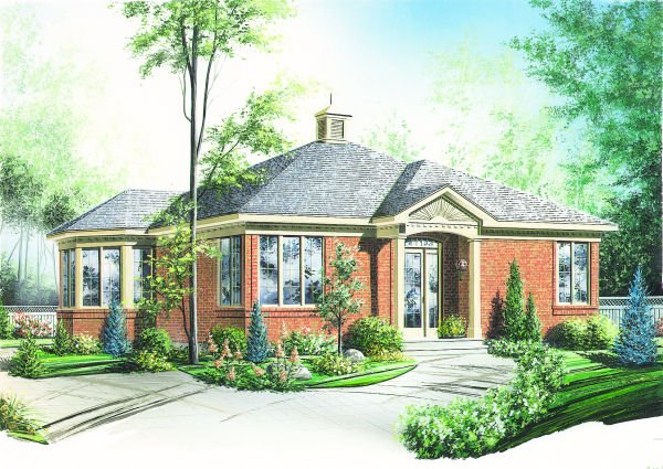 Full Rendering for House Plan #144512