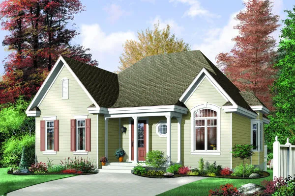 Full Rendering for House Plan #143612