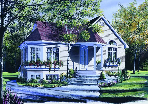 Full Rendering for House Plan #148612