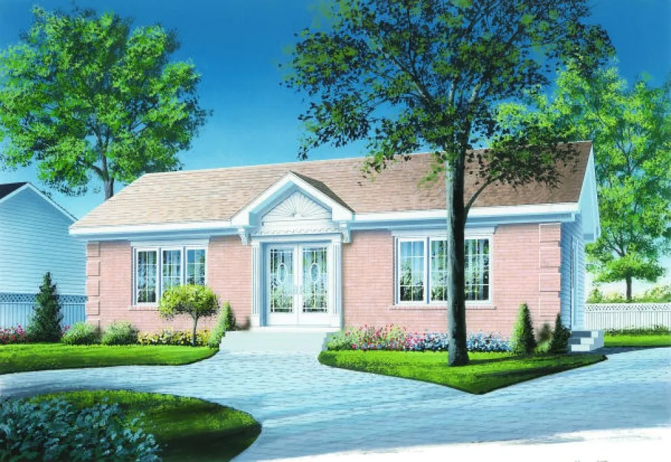 Full Rendering for House Plan #140712