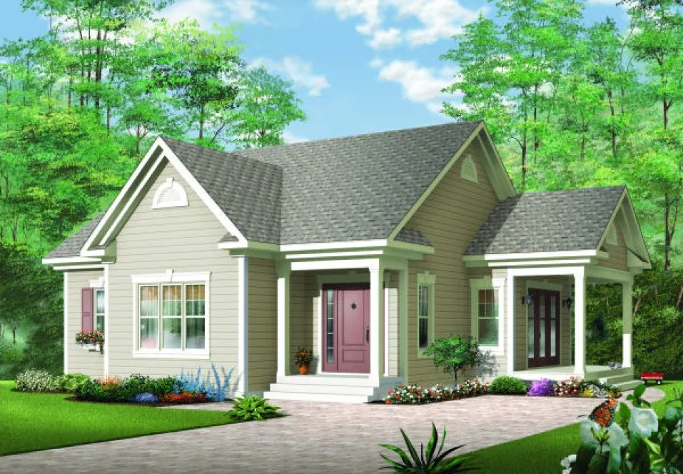 Full Rendering for House Plan #147712