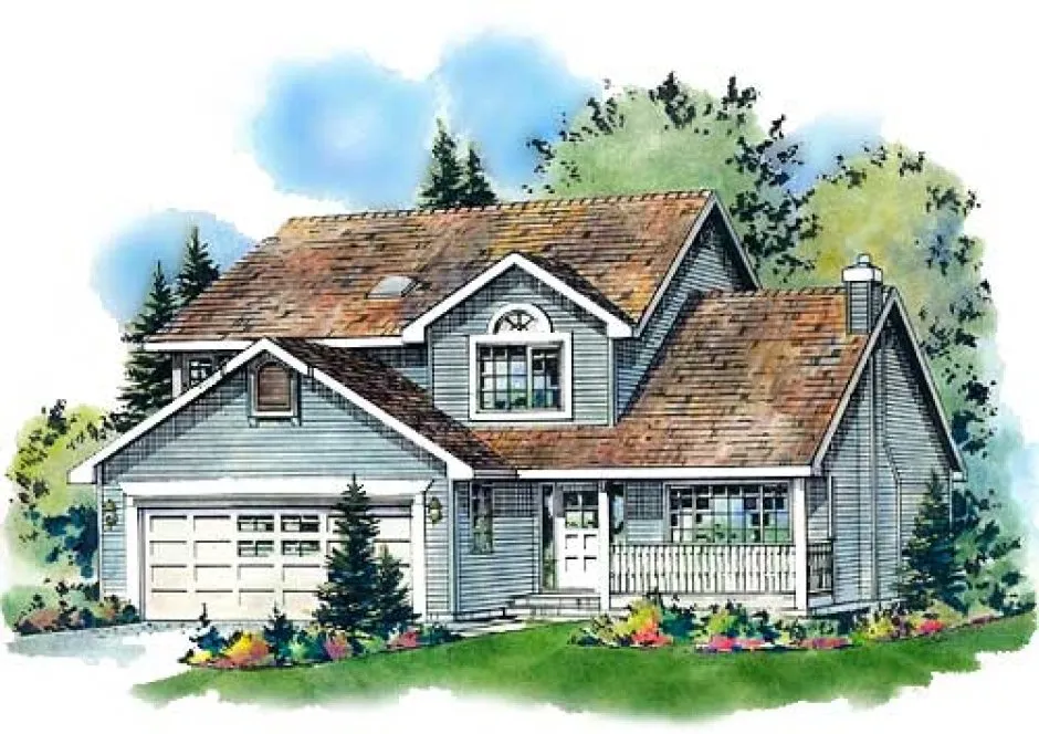 Full Rendering for House Plan #137013