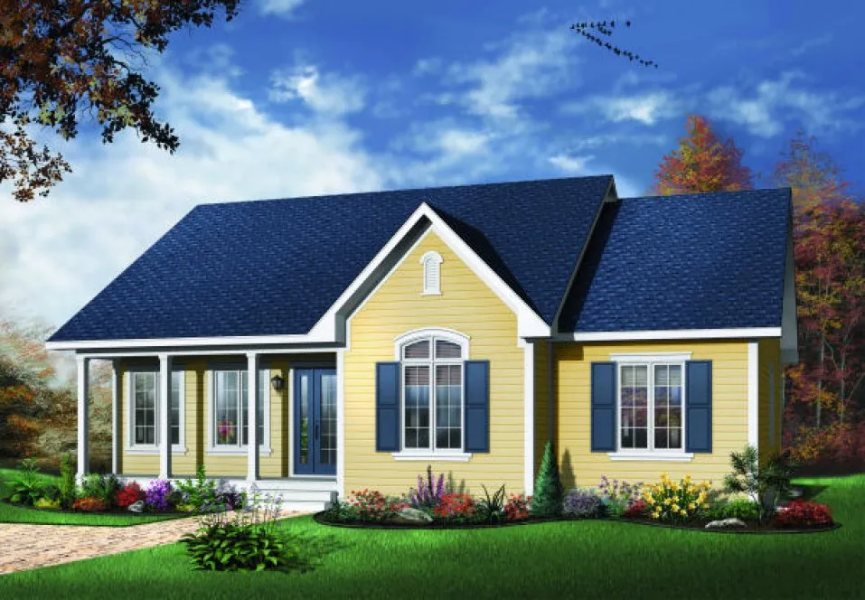 Full Rendering for House Plan #143812