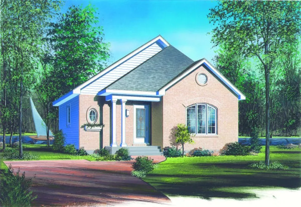 Full Rendering for House Plan #144812