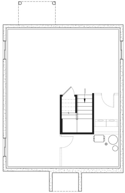 Basement Plan for House Plan #146812