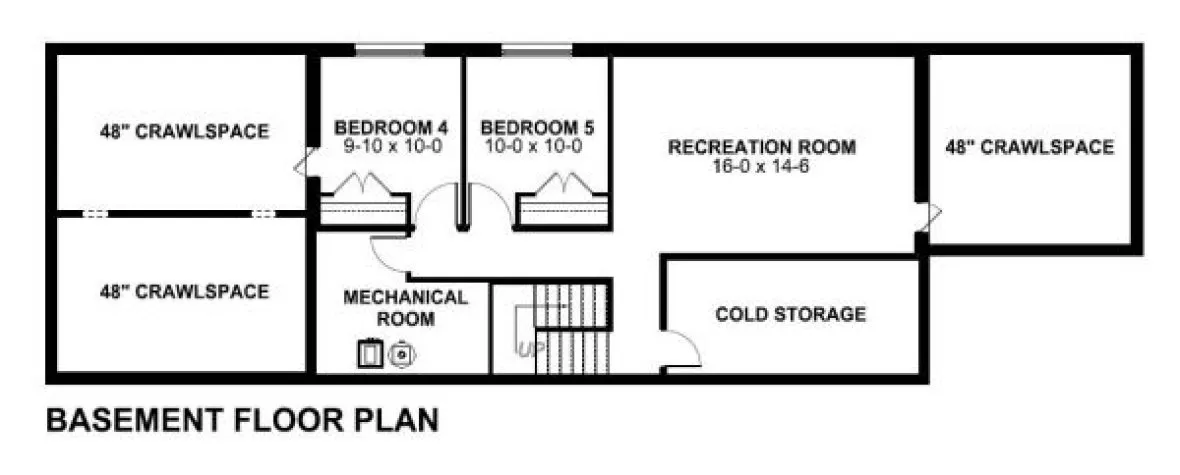 Basement Plan for House Plan #195143