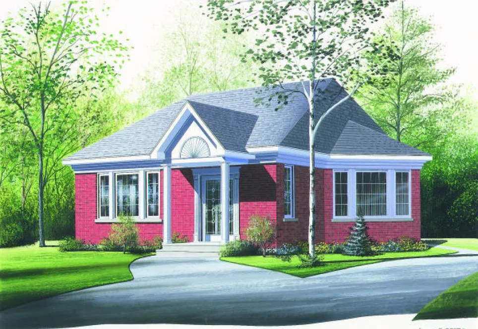 Full Rendering for House Plan #148812