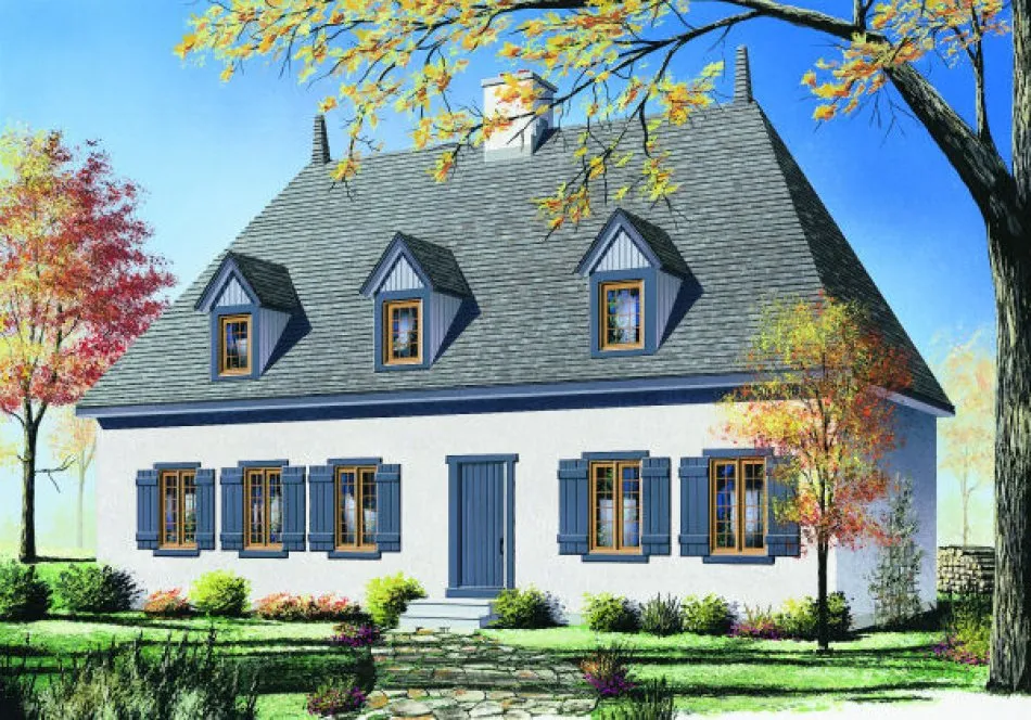 Full Rendering for House Plan #144552