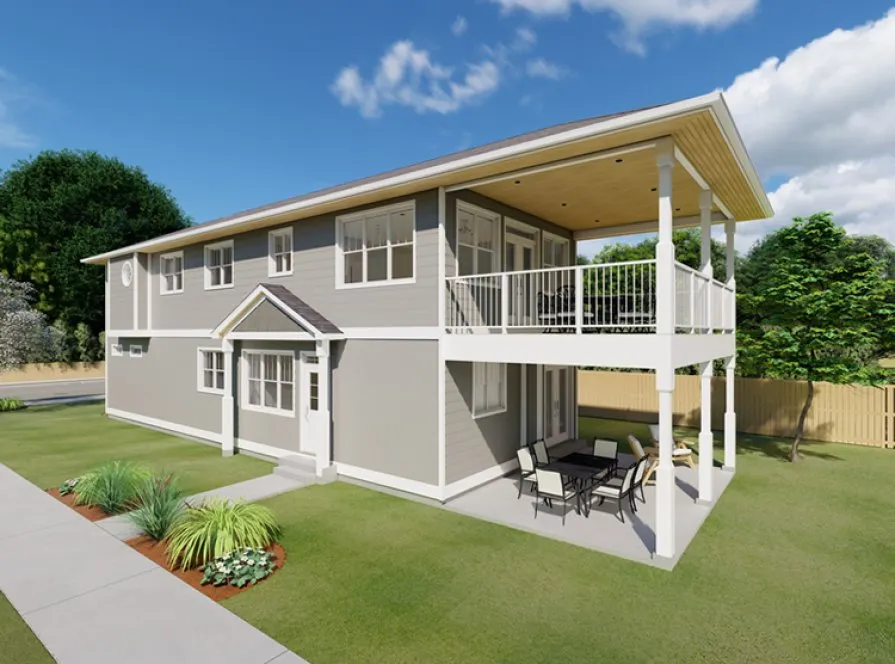 ExteriorPhoto for House Plan #195158