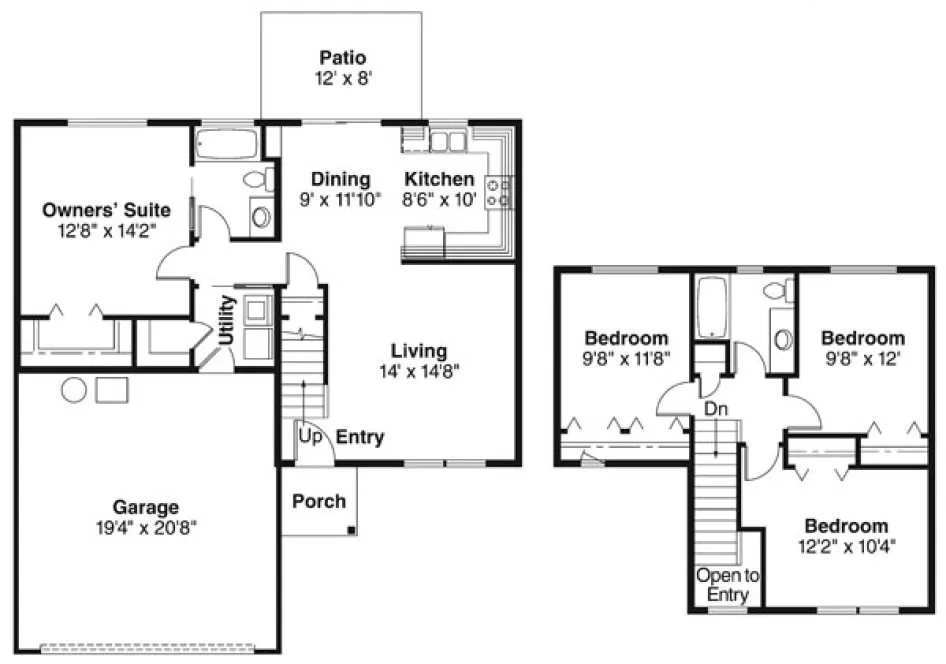 Plan for House Plan #341233