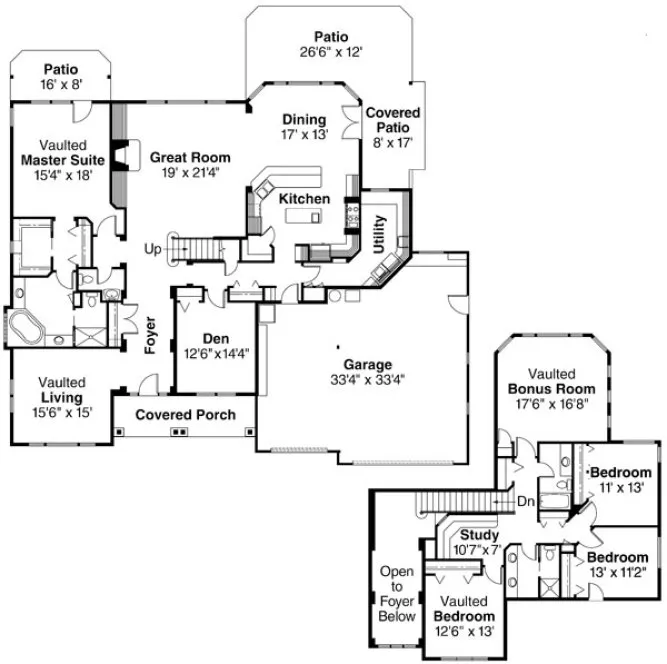 Plan for House Plan #340433
