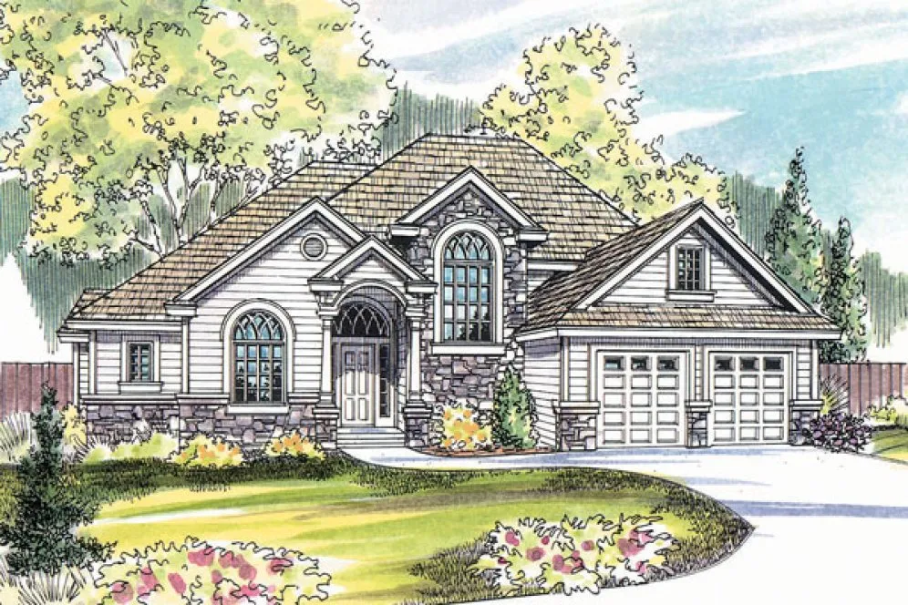 Full Rendering for House Plan #342433