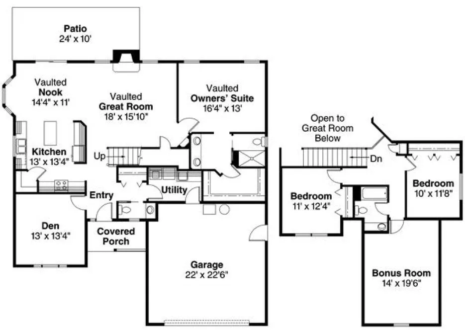 Plan for House Plan #342653