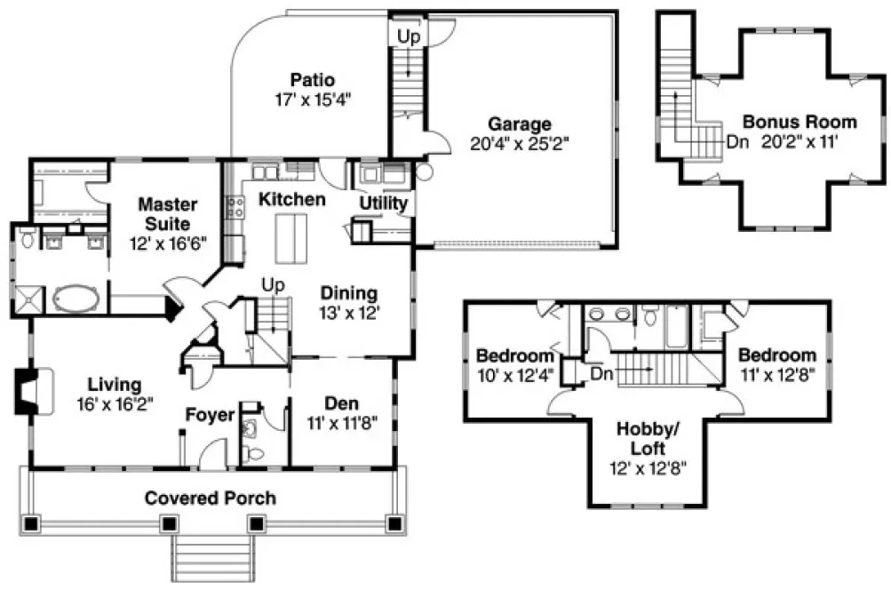 Plan for House Plan #340633