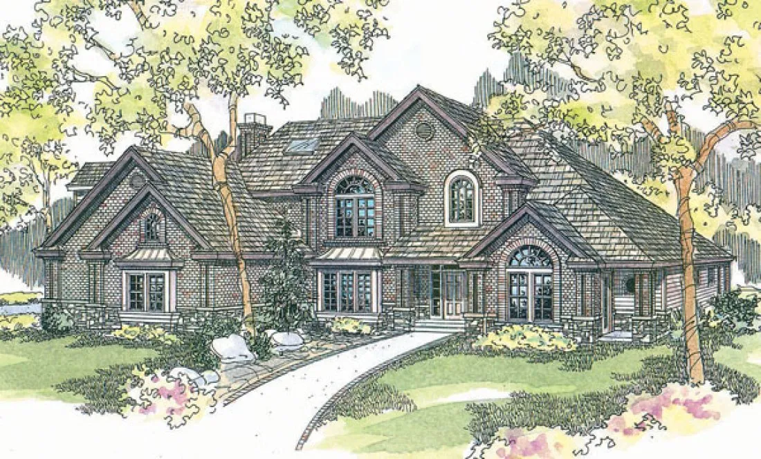 Full Rendering for House Plan #349243