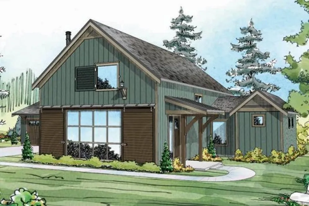 Full Rendering for House Plan #341922