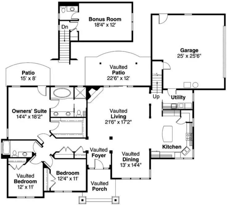 Plan for House Plan #348353