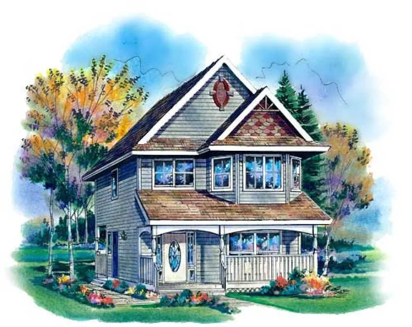 Full Rendering for House Plan #133124