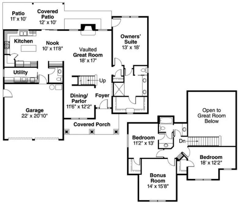 Plan for House Plan #347253