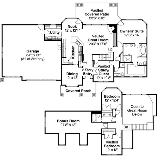 Plan for House Plan #342163